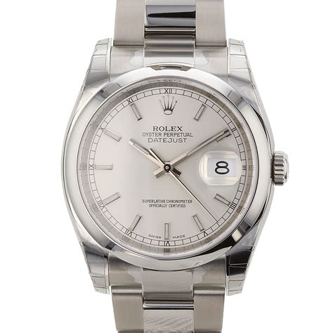 rolex datejust steel on steel|rolex datejust 36 116200.